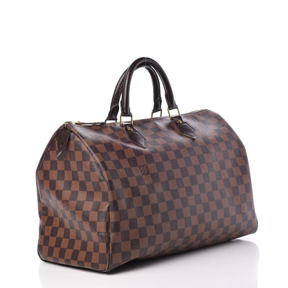 Louis Vuitton Damier Ebene Speedy 35 13 of 13
