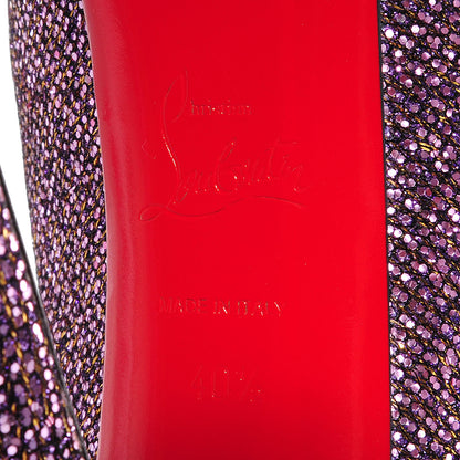 Christian Louboutin Lady Glitter Daffodile 160 Pumps 40.5 Pivoine 5 of 5