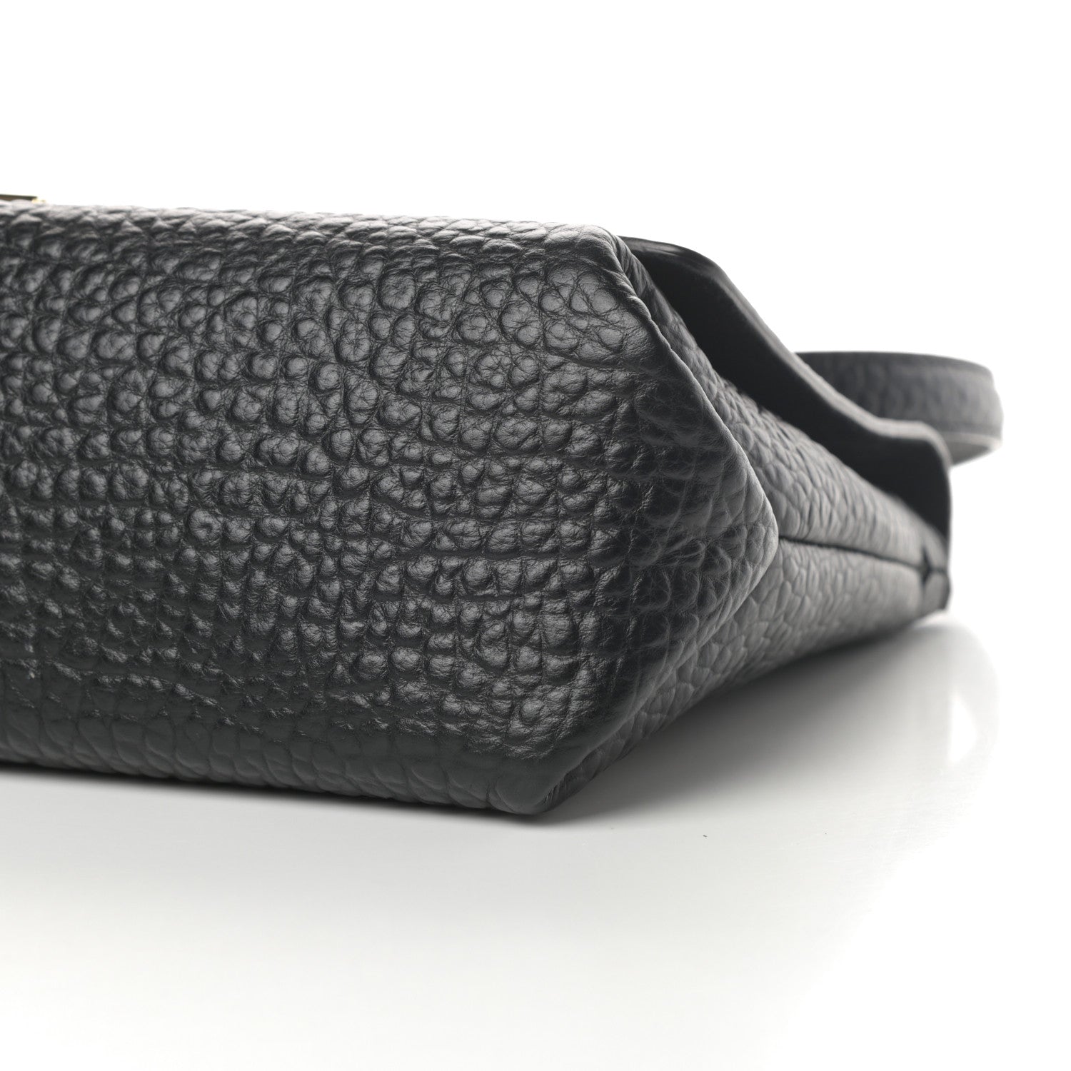 Burberry Signature Grain Large Mildenhall Shoulder Bag Black 11 of 12
