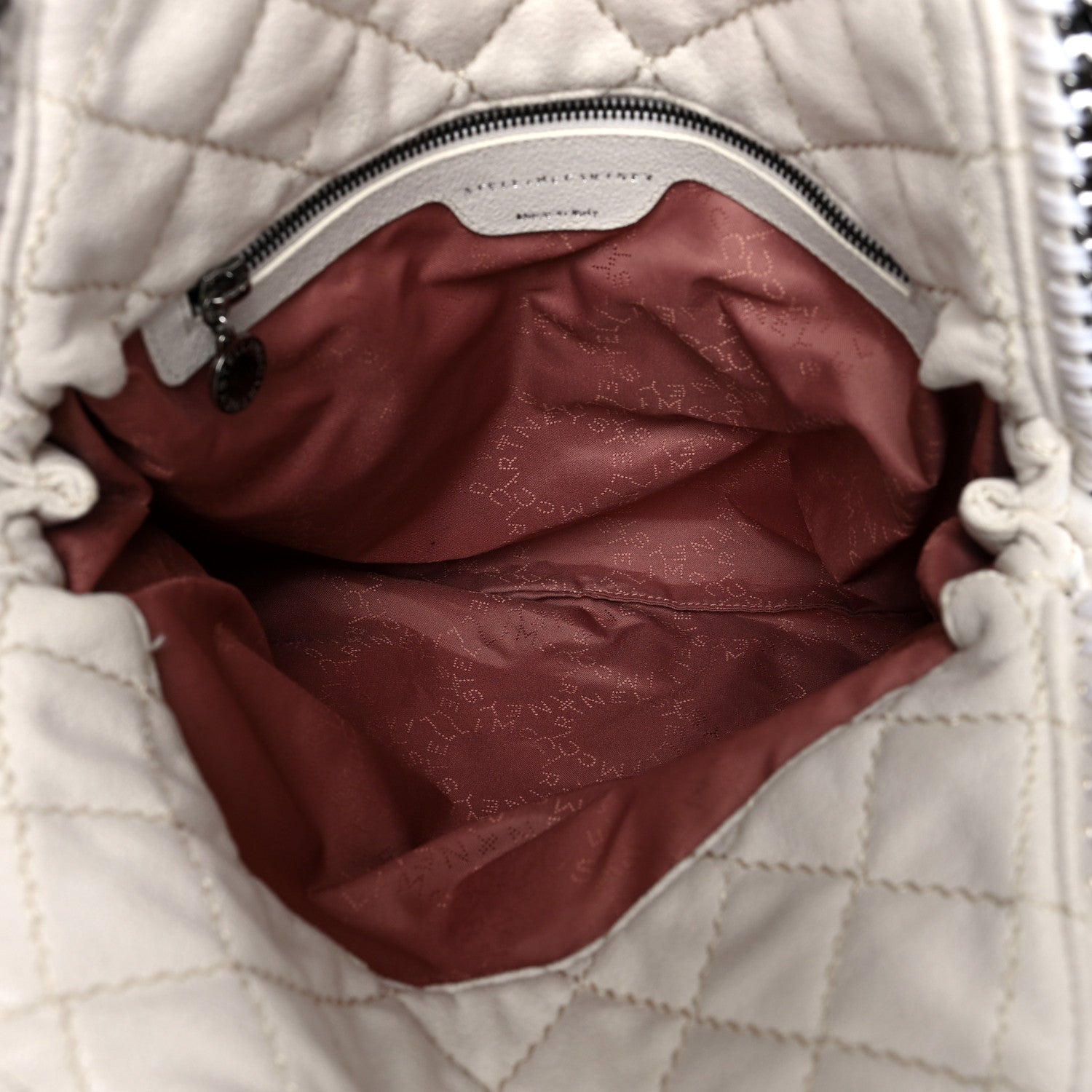 Stella McCartney Shaggy Deer Quilted Small Falabella Tote White 4 of 10