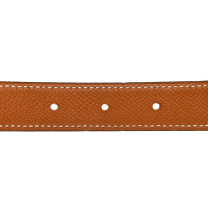 Hermes Swift Epsom 24mm Mini H Belt 90 36 Black Gold 5 of 7