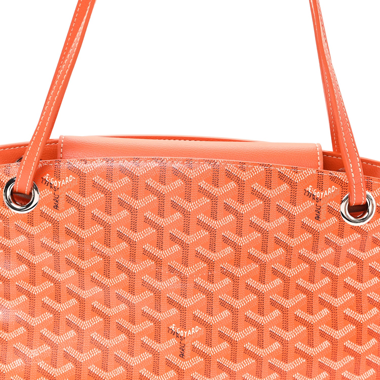 Goyard Goyardine Rouette PM Orange 7 of 9