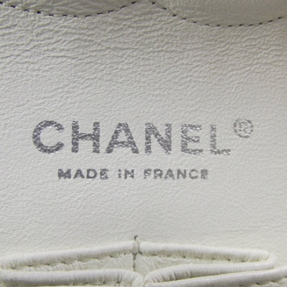 Chanel Caviar Quilted Medium Double Flap White 9 of 12