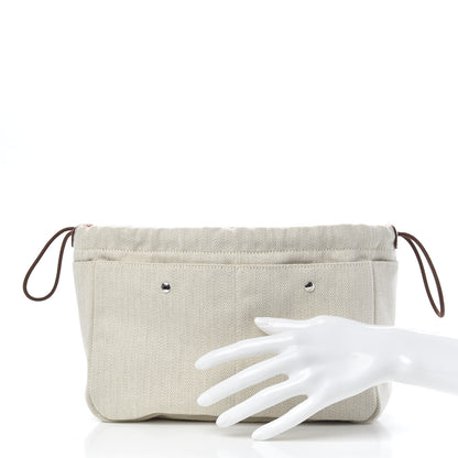 Hermes Canvas Barenia Fourbi 25 MM Pouch Naturel Fauve 2 of 10