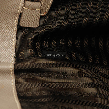 Prada Saffiano Lux Large Tote Argilla 7 of 9