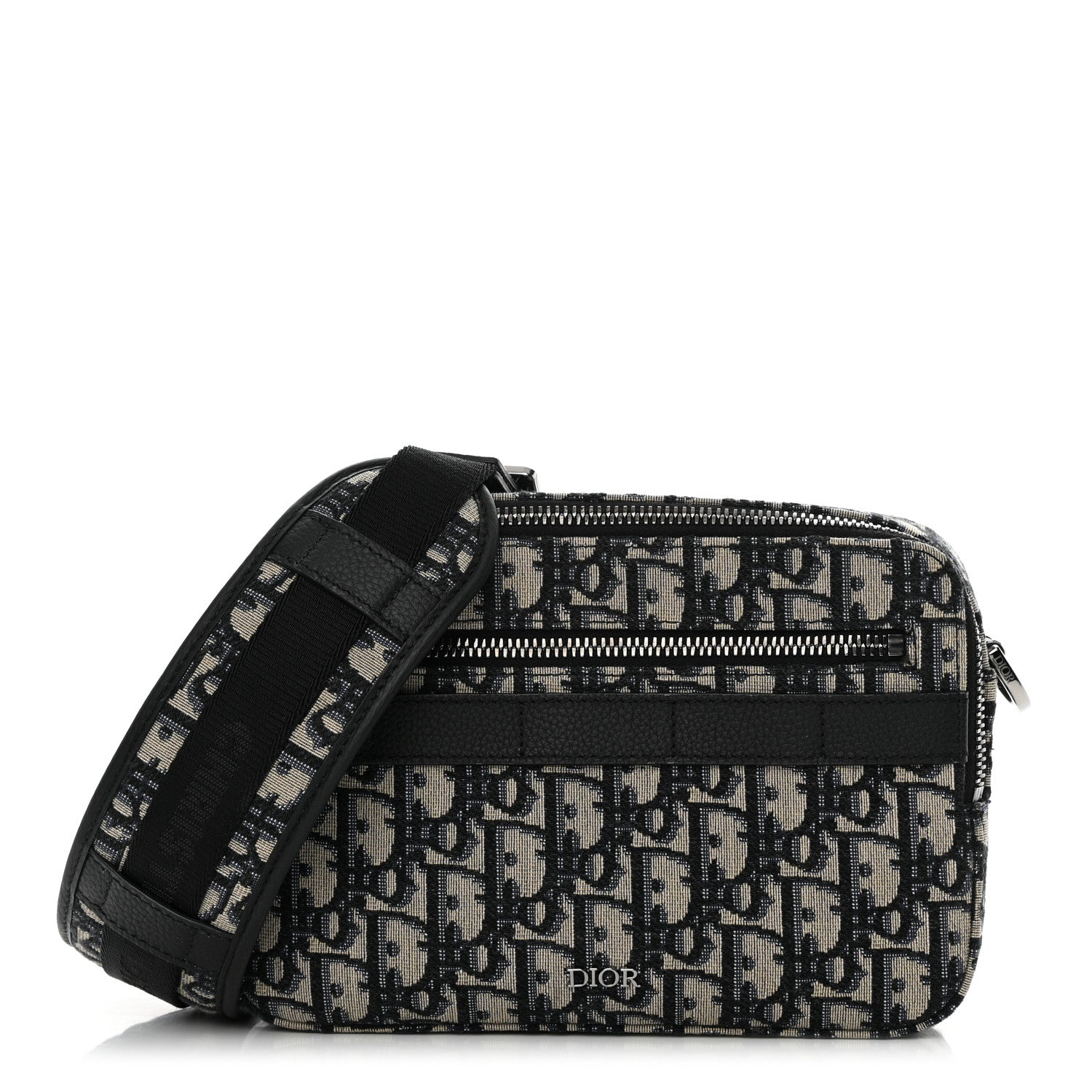Christian Dior HOMME Oblique Safari Messenger Blue 1 of 13