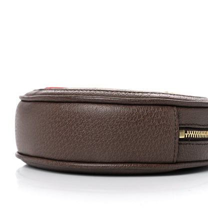 Gucci GG Supreme Monogram Web Ophidia Circle Wristlet Beige New Acero 8 of 10