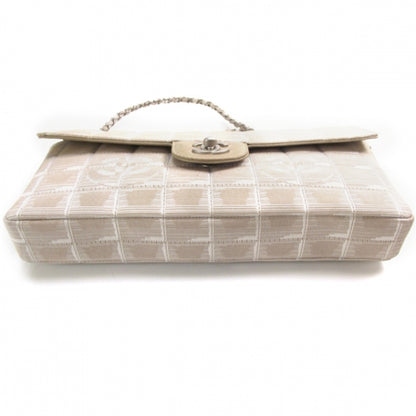 Chanel Nylon Travel East West Flap Beige 4 of 11