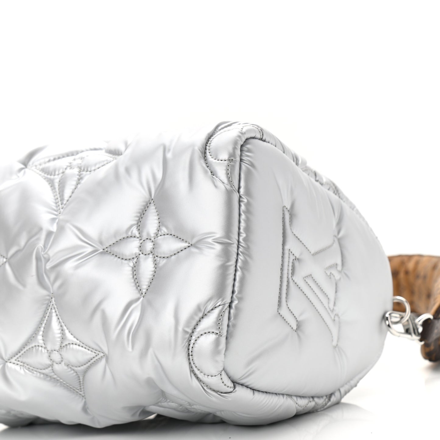 Econyl Mini Monogram Pillow Speedy Bandouliere 25 Silver