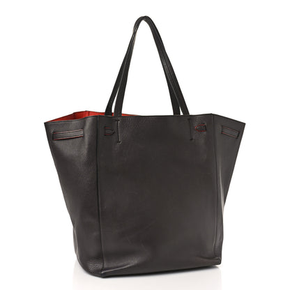 Celine Smooth Calfskin Medium Belt Cabas Phantom Dark Brown 2 of 10
