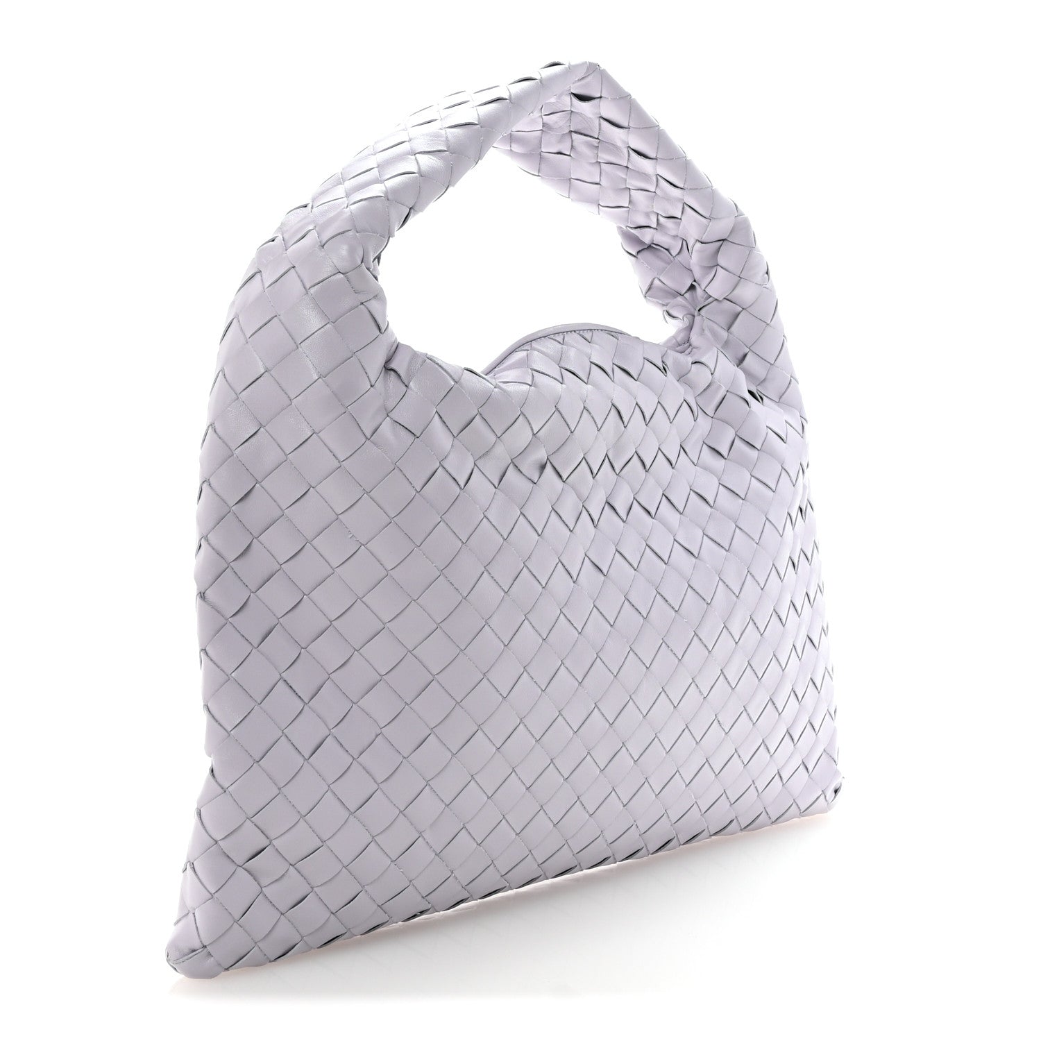 Bottega Veneta Calfskin Intrecciato Small Hop Oyster Lilac 3 of 10