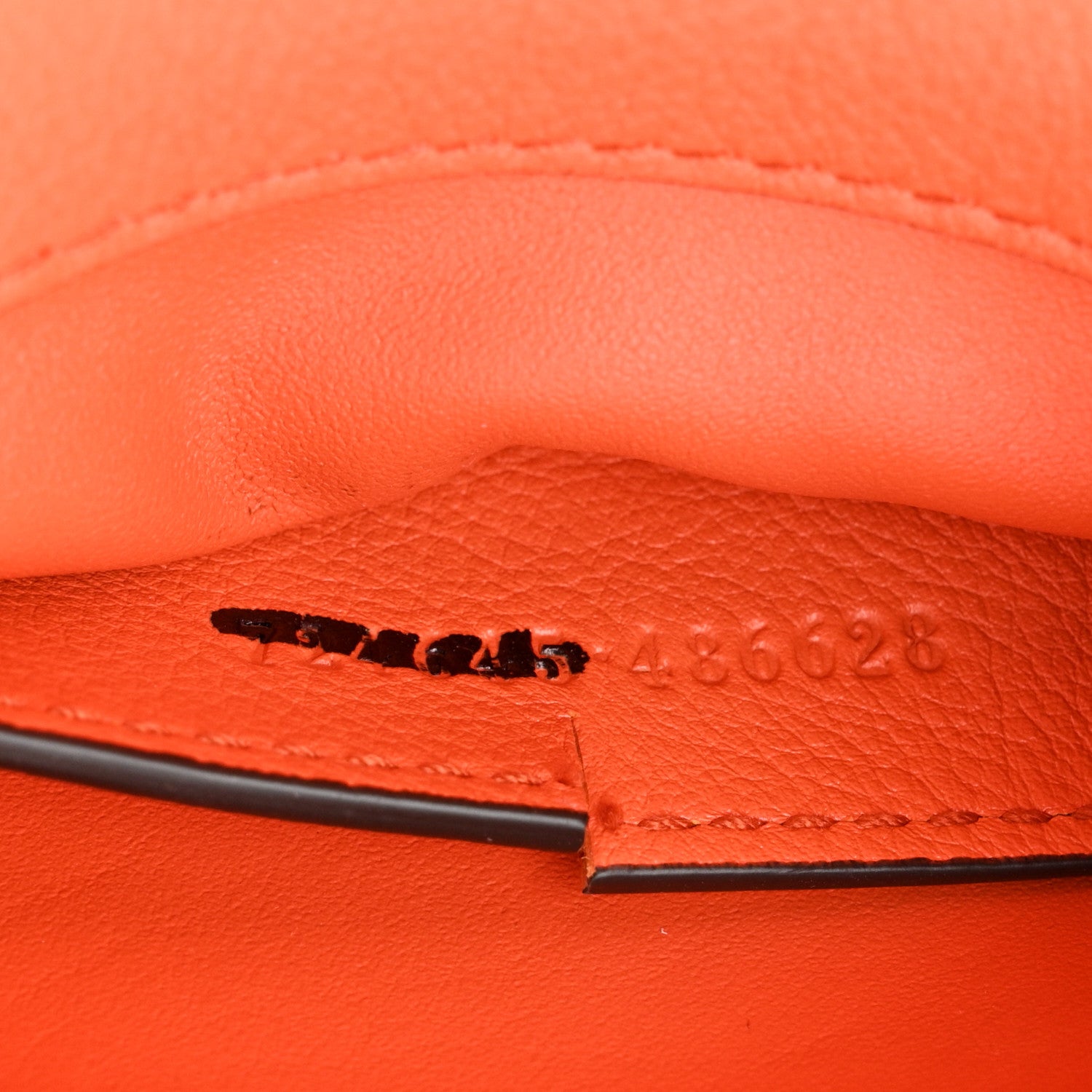 Gucci Roxy Calfskin Mini Blondie Chain Shoulder Flap Bag Deep Orange 7 of 11