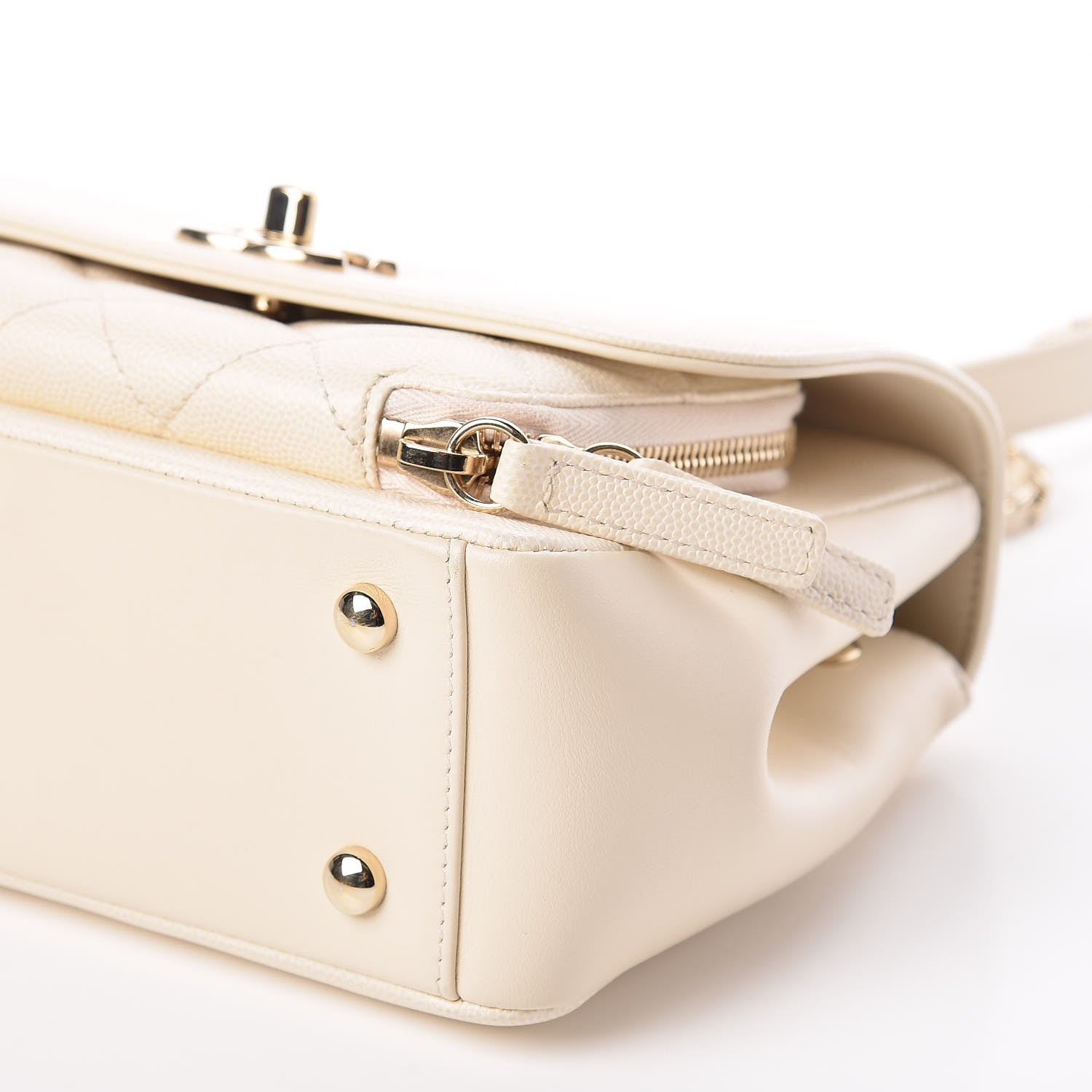 Chanel Caviar Quilted Small Business Affinity Flap White 8 of 9