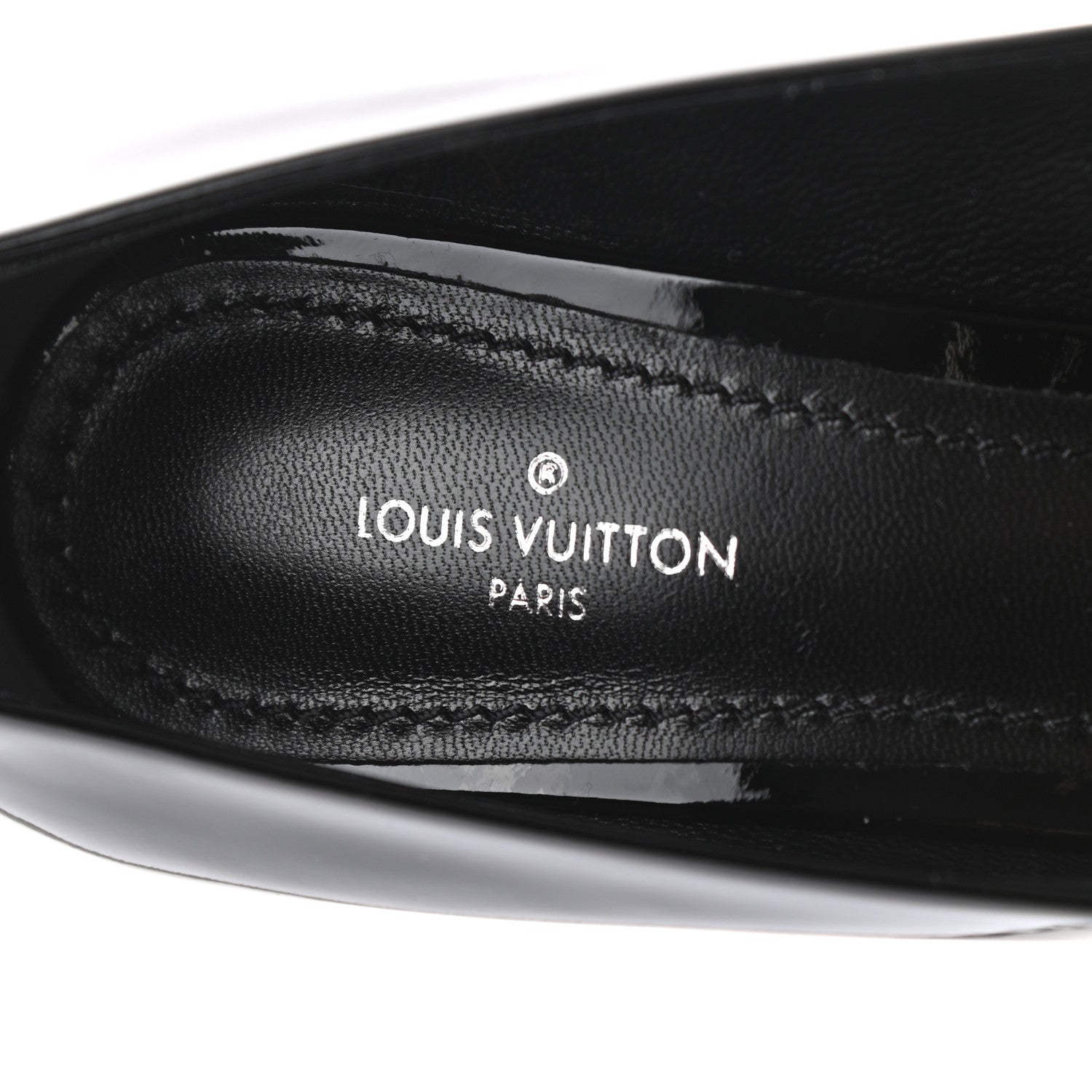 Louis Vuitton Patent Madeleine Pumps 36 Black 7 of 8