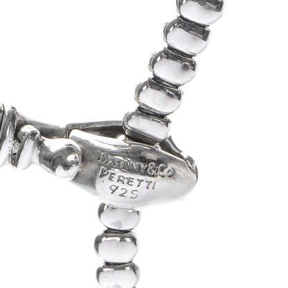 Tiffany Sterling Silver Elsa Peretti Snake Necklace 4 of 5