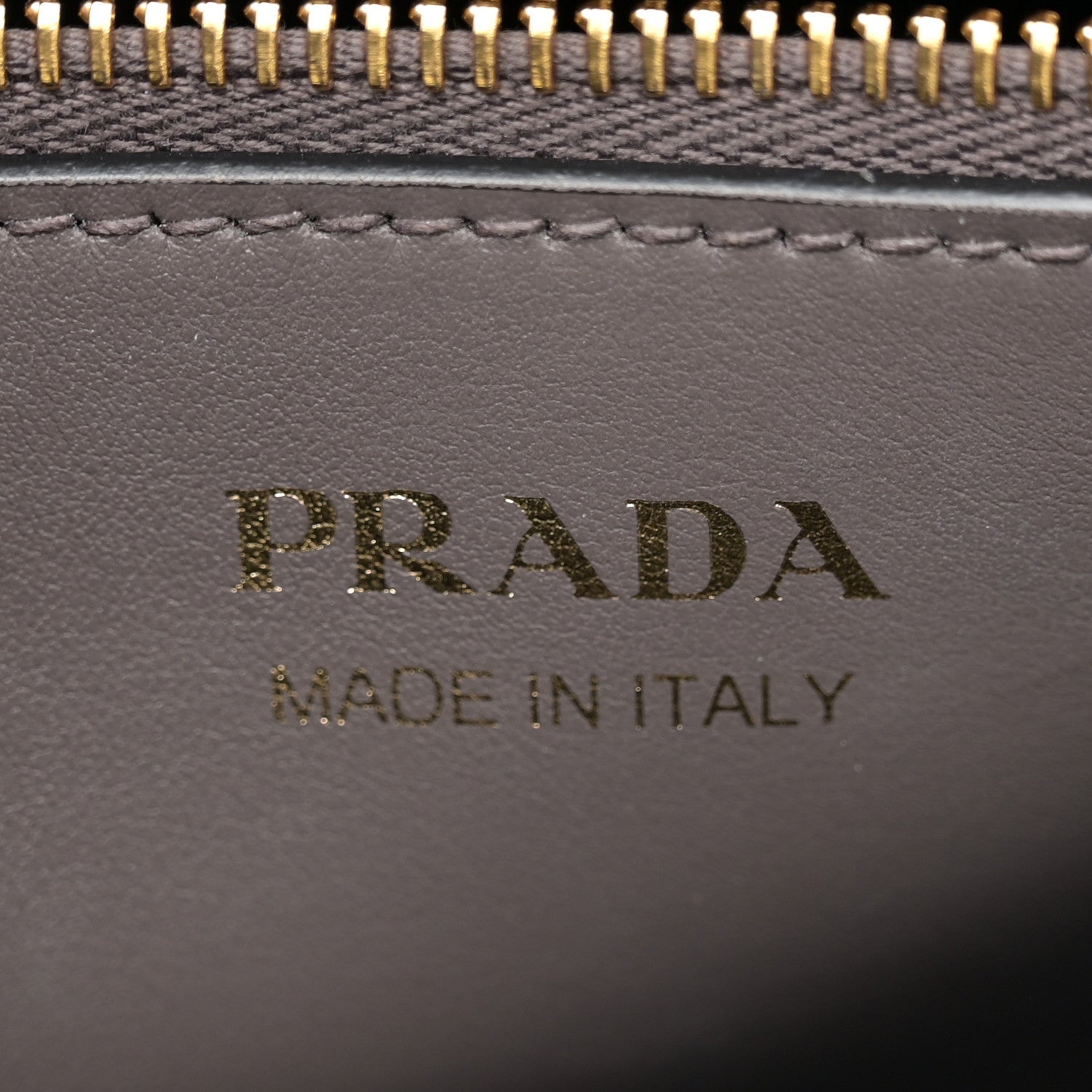 Prada Saffiano Cuir Calfskin Matinee Tote Fumo Black 6 of 10