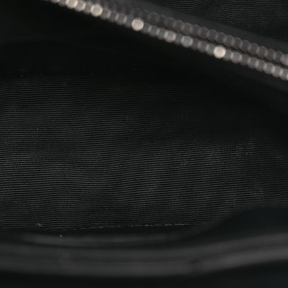 Saint Laurent Calfskin Y Quilted Monogram Small Loulou Chain Satchel Black 9 of 17