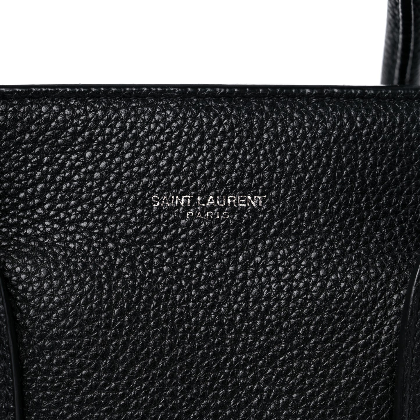 Grained Calfskin Medium Souple Sac De Jour Black