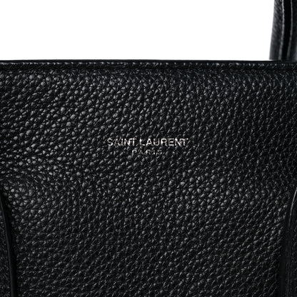 Saint Laurent Grained Calfskin Medium Souple Sac De Jour Black 19 of 19