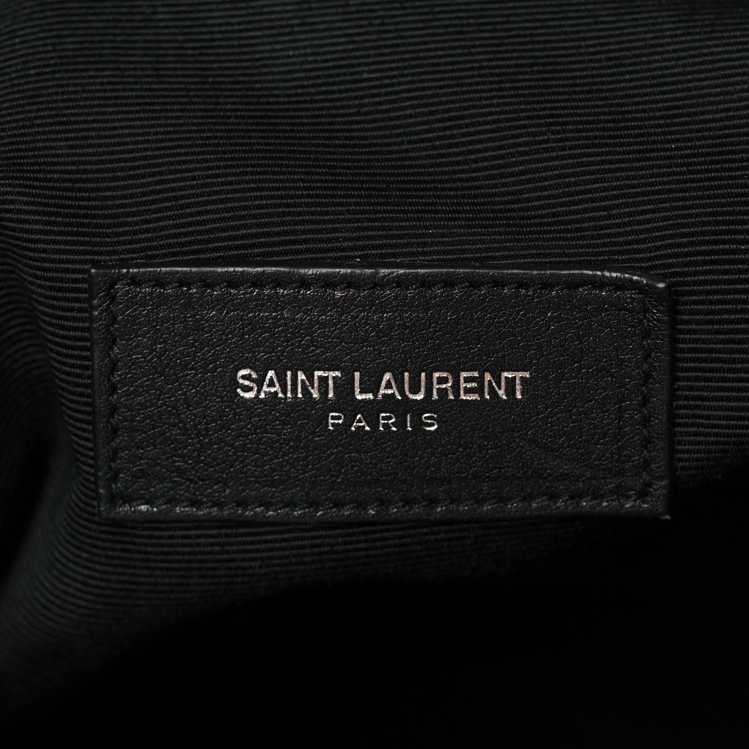 Saint Laurent Calfskin Medium Rider Bucket Bag Black 5 of 14