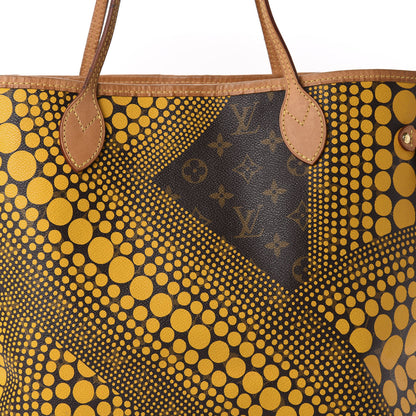 Louis Vuitton Monogram Kusama Waves Neverfull MM Yellow 13 of 13