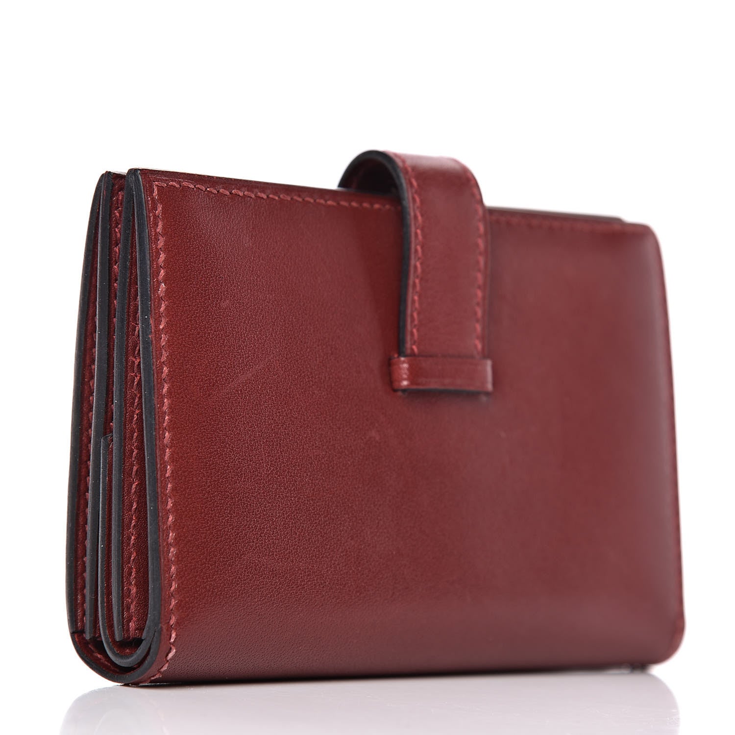 Hermes Box Mini Bearn Wallet Rouge H 3 of 8