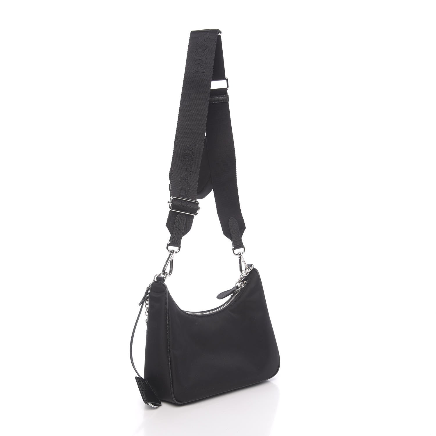 Prada Nylon Re-Edition 2005 Shoulder Bag Black 3 of 11