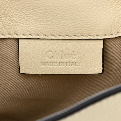 Chloe Suede Calfskin Mini Faye Backpack Off White 6 of 10