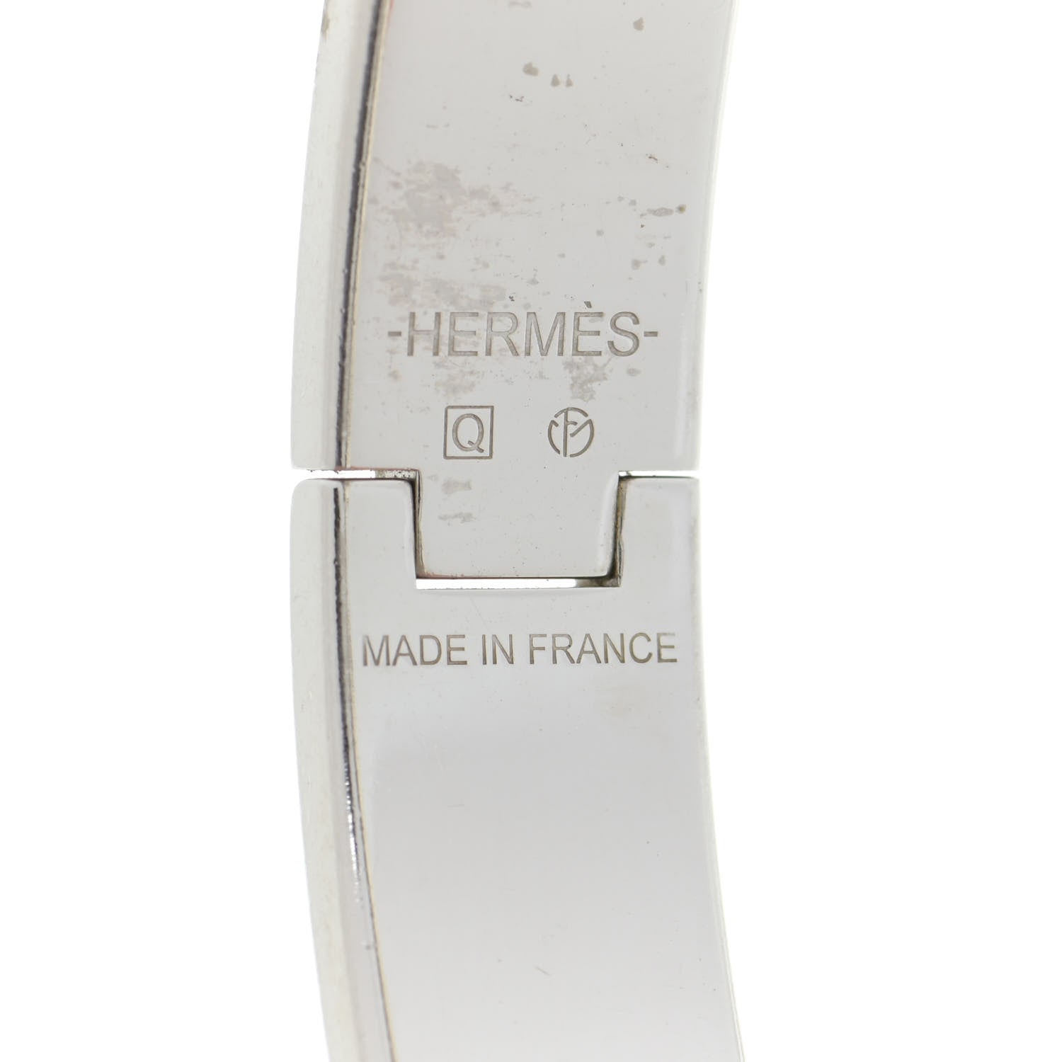 Hermes Enamel Narrow Clic Clac H Bracelet GM Black 4 of 5