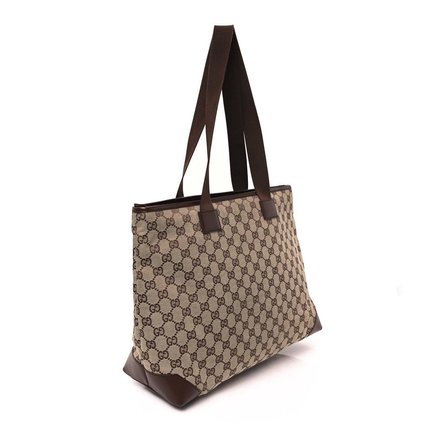Gucci Monogram Tote Bag Brown 3 of 12