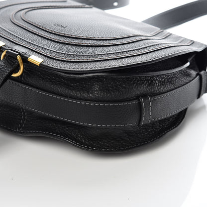 Chloe Calfskin Medium Marcie Round Crossbody Bag Black 9 of 9