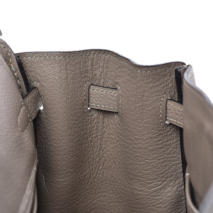Hermes Togo Birkin 25 Gris Tourterelle 16 of 33
