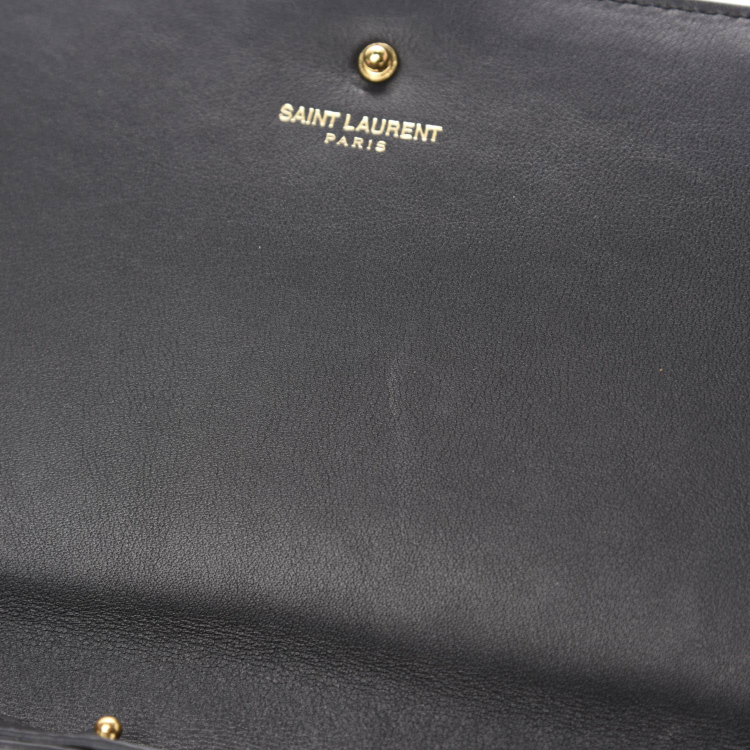 Saint Laurent Calfskin Classic Y Ligne Chain Wallet Black 8 of 11