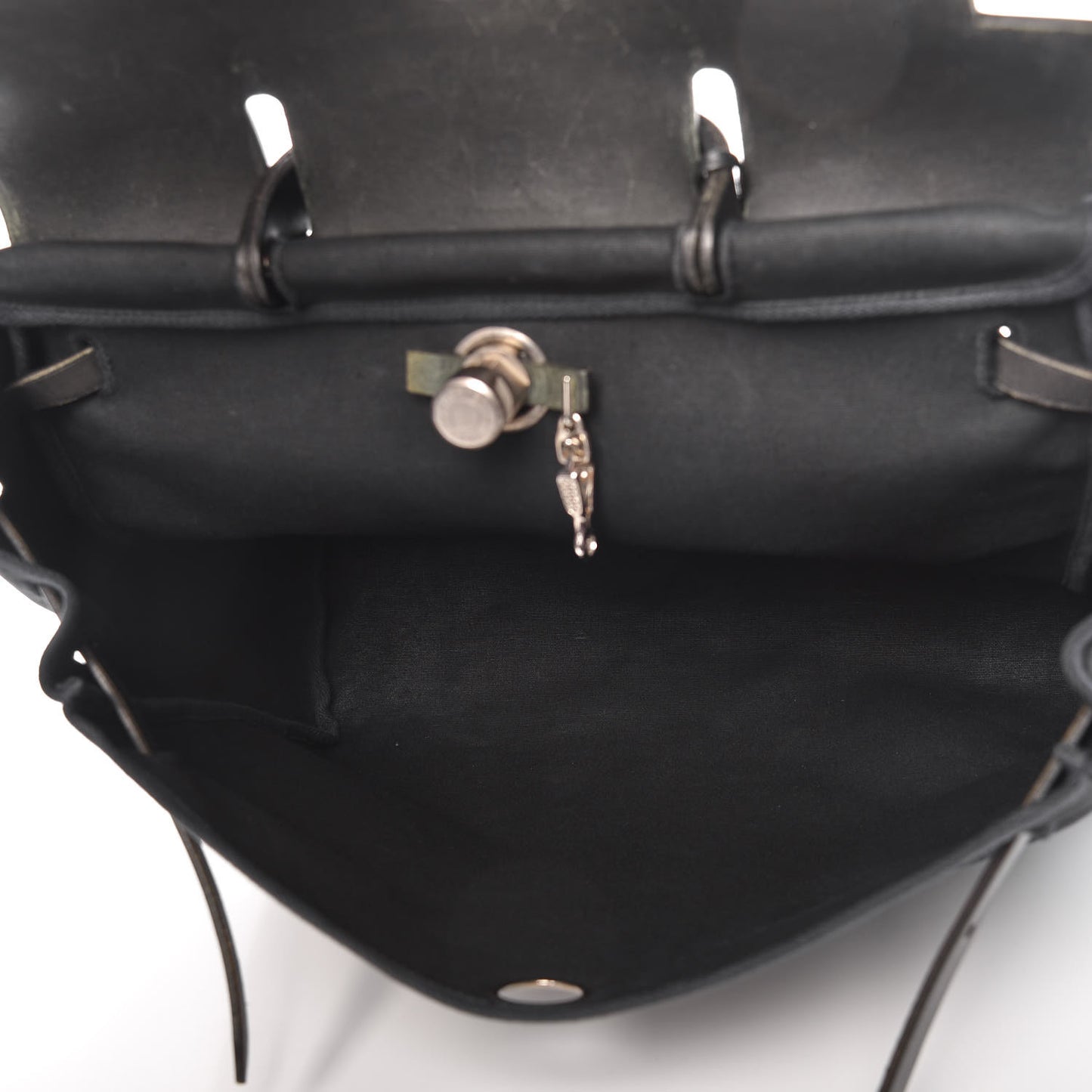 Toile Vache Calfskin Herbag 40 GM Black