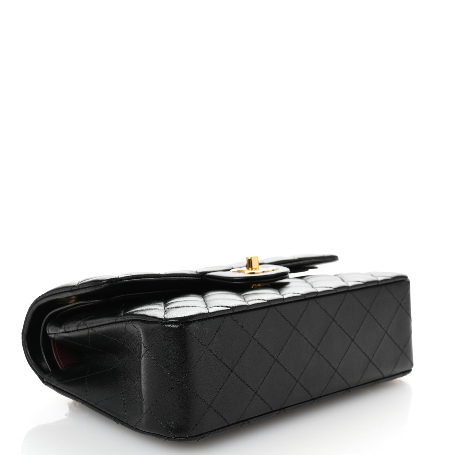 Chanel Lambskin Quilted Small Double Flap Black 4 of 10