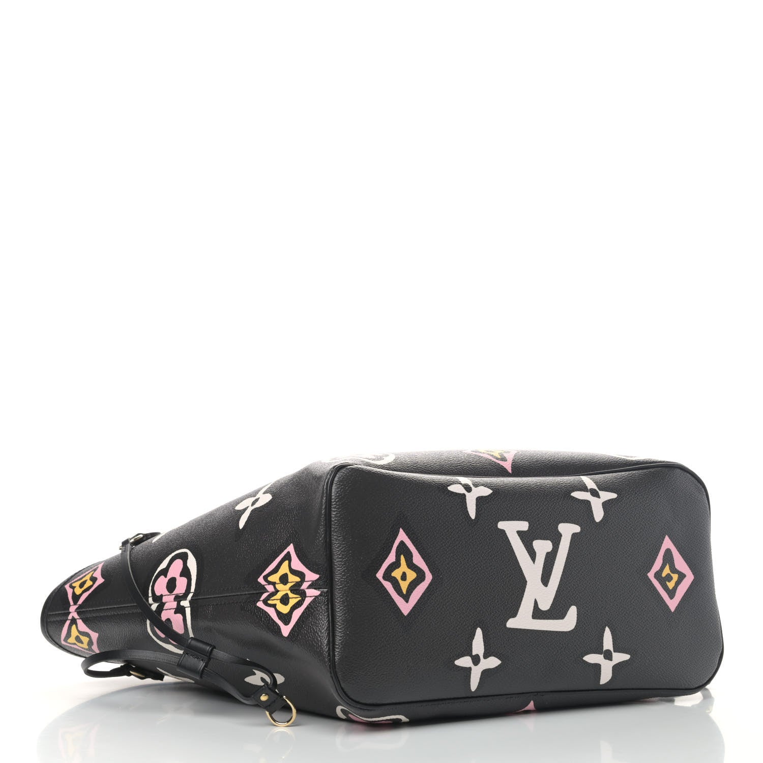 Louis Vuitton Monogram Giant Wild At Heart Neverfull MM Black 3 of 4