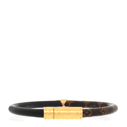 Louis Vuitton Monogram Daily Confidential Bracelet 17 Black 1 of 4