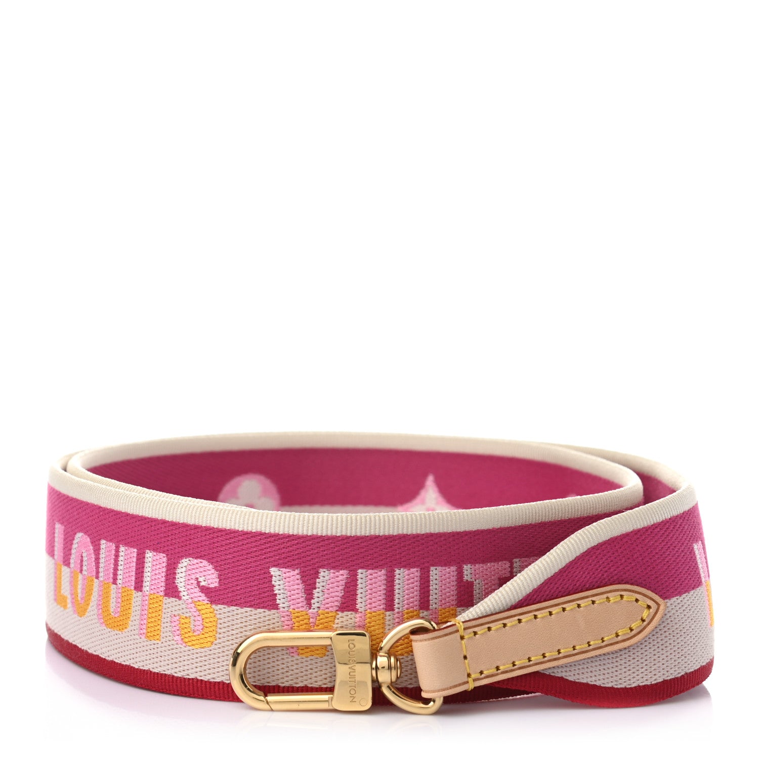 Louis Vuitton Jacquard Speedy Bandouliere 20 Shoulder Strap Fuchsia 1 of 3