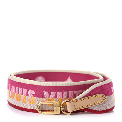 Louis Vuitton Jacquard Speedy Bandouliere 20 Shoulder Strap Fuchsia 1 of 3