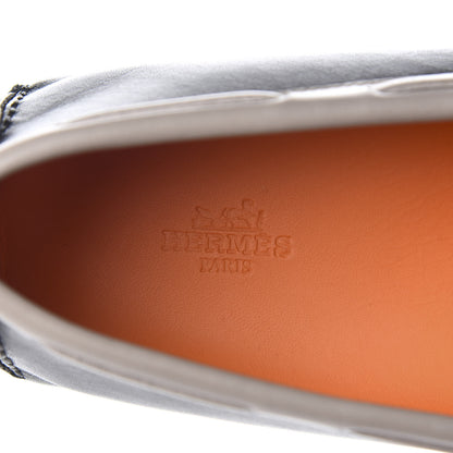 Hermes Supple Calfskin Mens Irving Driving Moccasin Loafers 43.5 7 of 10