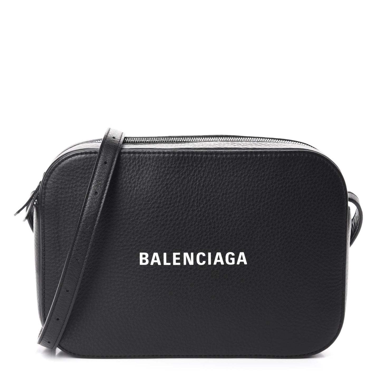Calfskin Logo S Everyday Camera Bag Black