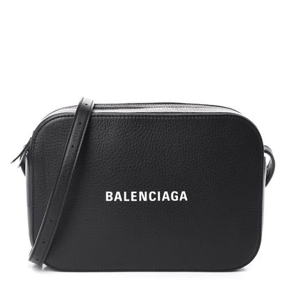 Balenciaga Calfskin Logo S Everyday Camera Bag Black 1 of 9
