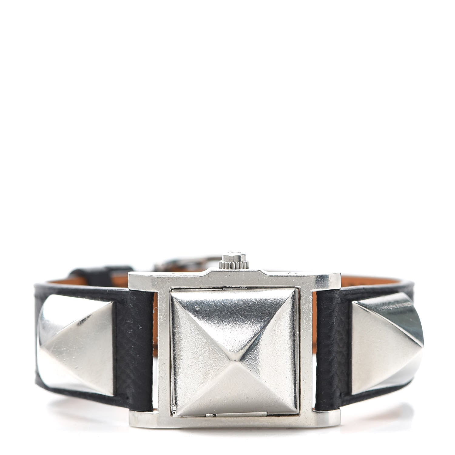 Hermes Stainless Steel Epsom 23mm Medor Quartz Watch Noir 2 of 6