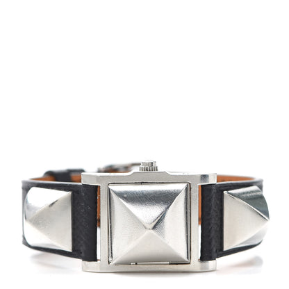 Hermes Stainless Steel Epsom 23mm Medor Quartz Watch Noir 2 of 6