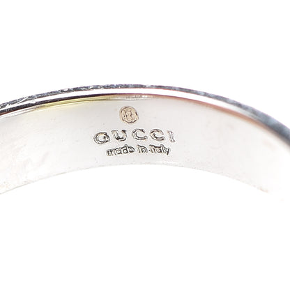 Gucci 18K White Gold Diamond Lemon Quartz Horsebit Ring 55 7.25 5 of 6