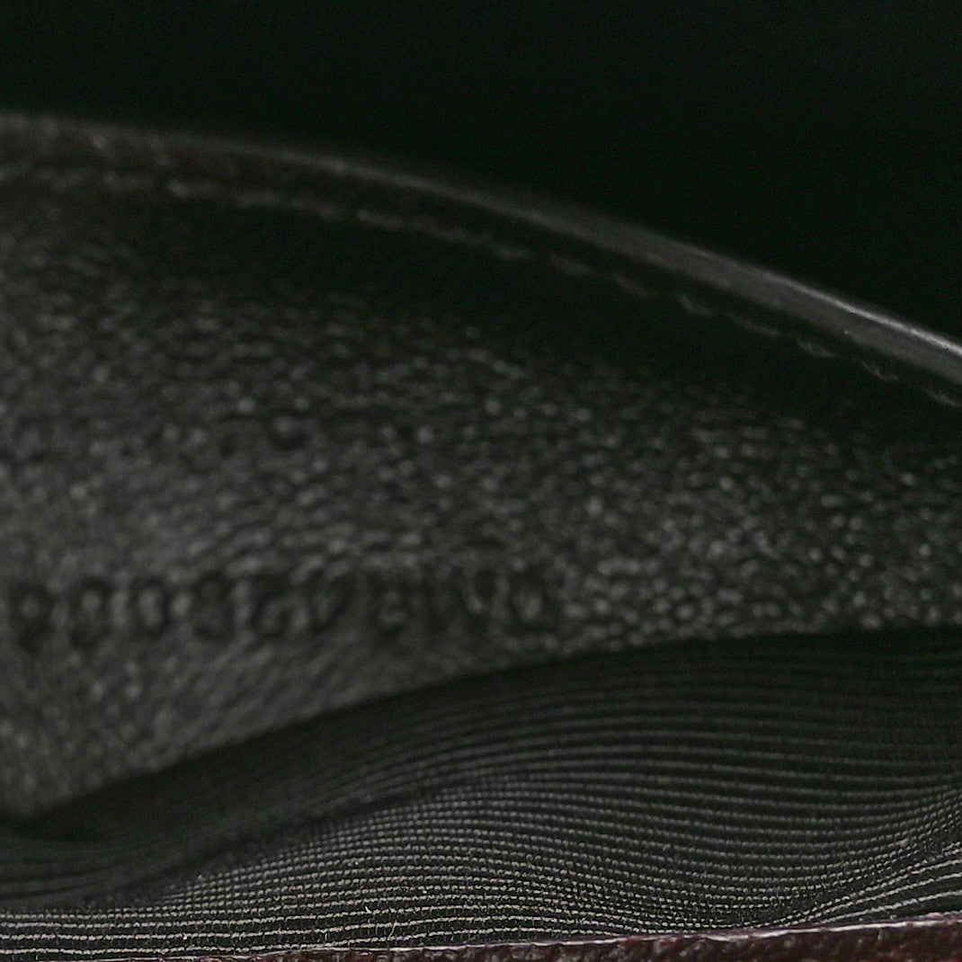 Saint Laurent Sheepskin Matelasse Chevron Monogram Medium College Bag Rouge Legion 7 of 11