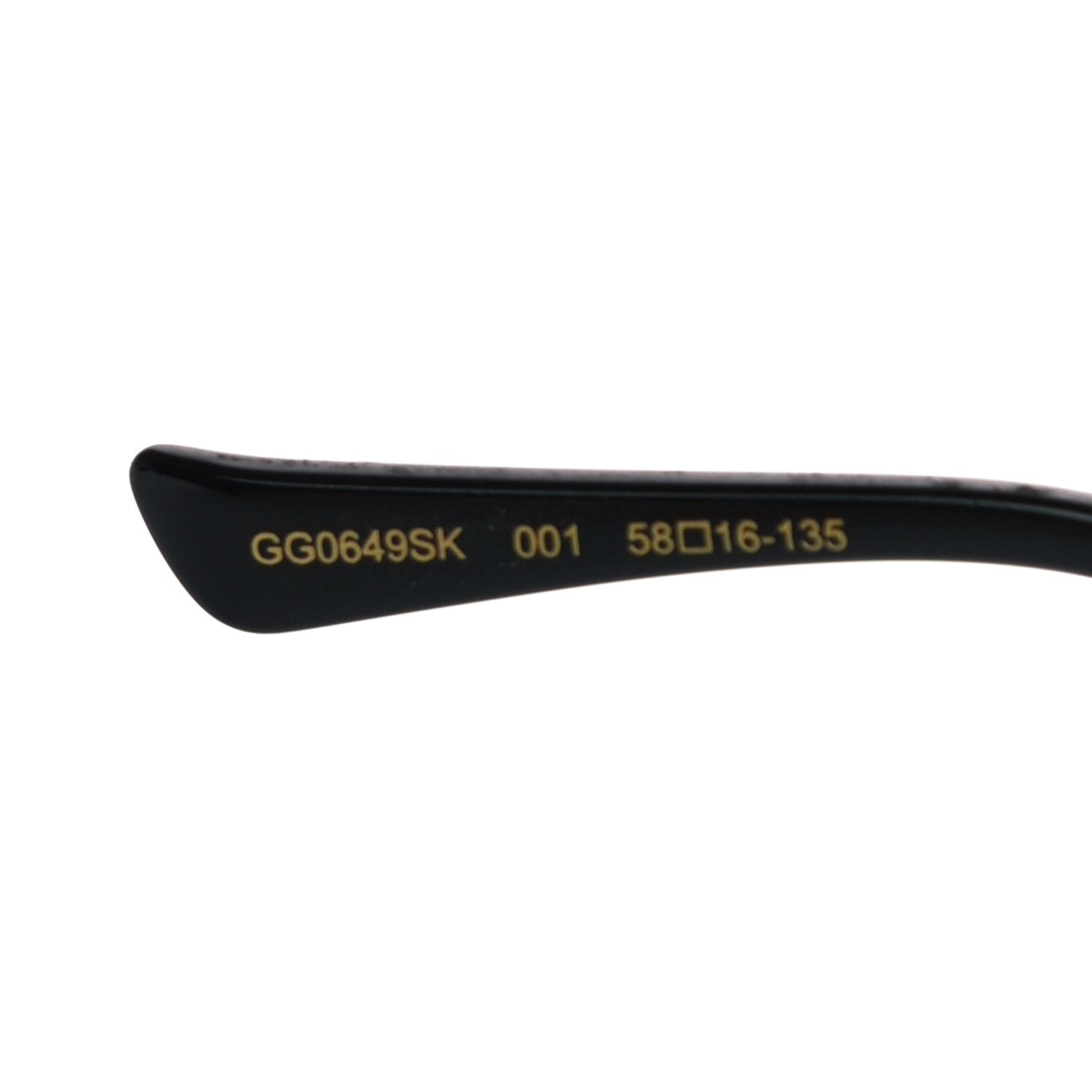 Gucci Acetate Metal Oversized Sunglasses GG0649SK Black 7 of 8