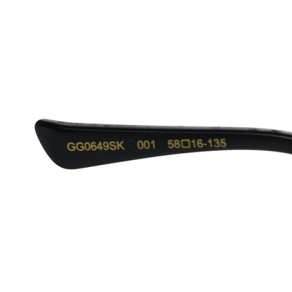 Gucci Acetate Metal Oversized Sunglasses GG0649SK Black 7 of 8