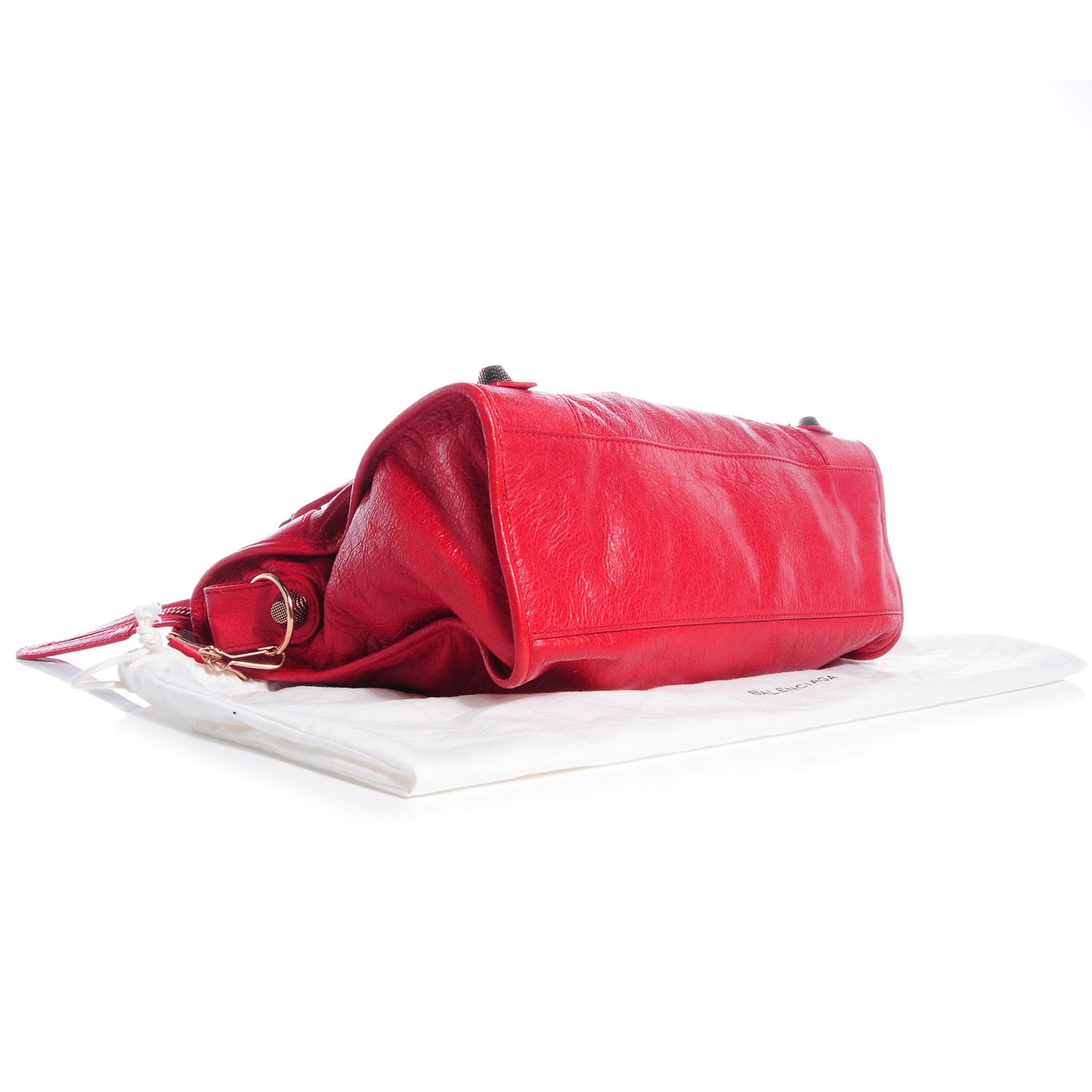 Agneau Giant 21 Rose Gold Hardware City Rouge Coquelicot
