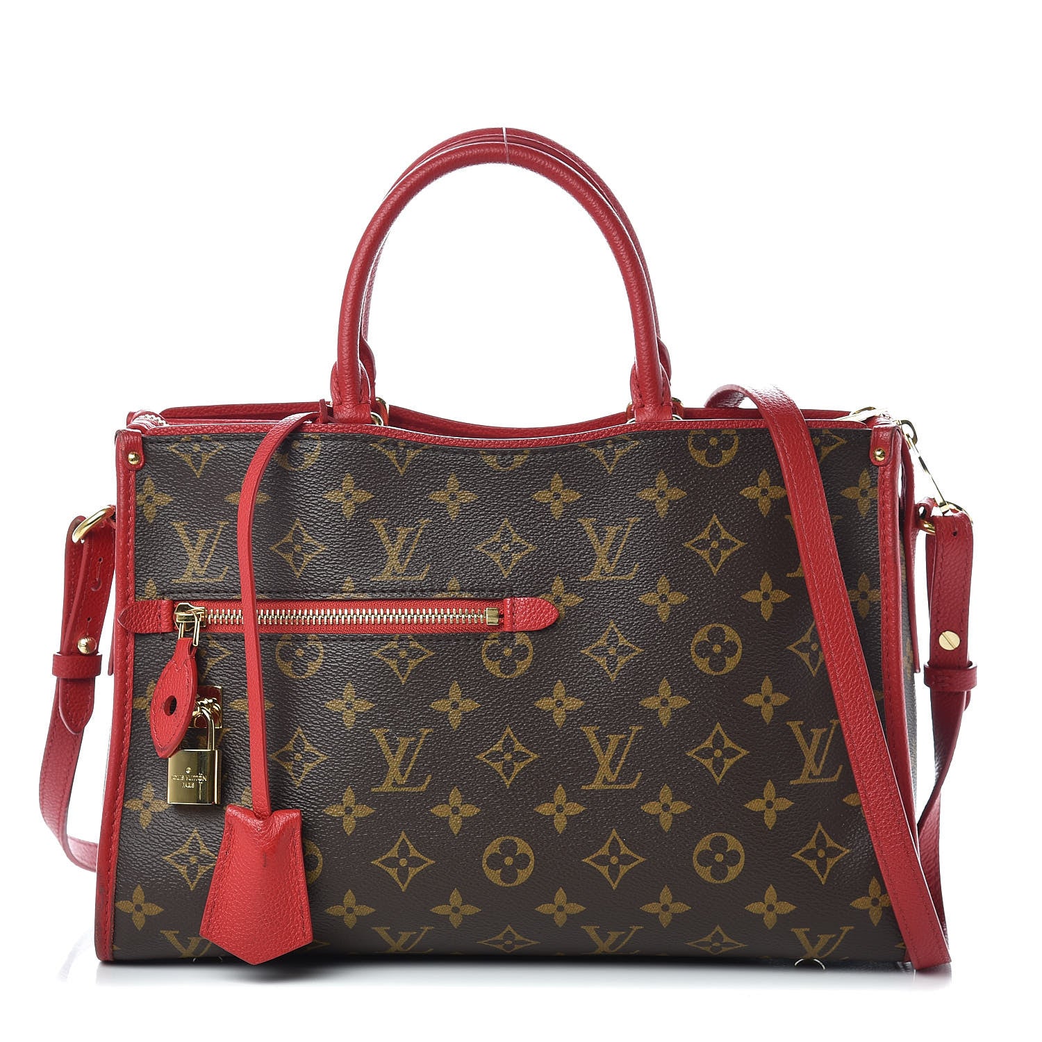 Louis Vuitton Monogram Popincourt PM Red 1 of 12